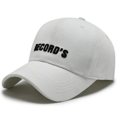 China Hot Sale COMMON 2021 Fashion Cotton Baseball Cap Unisex-Adults Custom Sports Promotional Baseball Cap With Embroidered Logo for sale