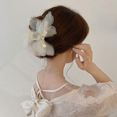 China Super Fashionable Style Fairy Princess Hairpin Women Summer Hair Elegant Hair Accessories Claw Clip for sale