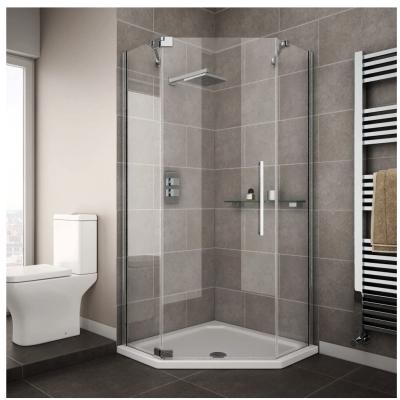 China China Shower Room Modern Diamond Shaped Enclosed Shower Cubicles Enclosure for sale