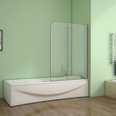 China Swings through180 Degrees Modern Shower Screen 2 Times EasyClean Shower Bath Screen for sale