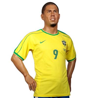 China Europe Custom Make Football Athlete Celebrity Life Size Silicone Statue for sale