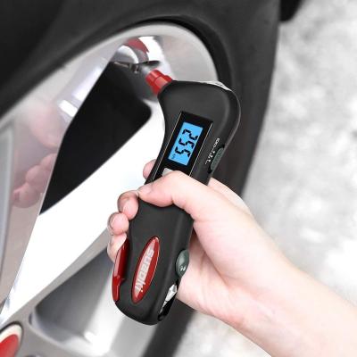 China New Digital LCD Reading Car Tire Tire Air Pressure Gauge Meter Gauge Barometers Tester Tool For Auto Car for sale