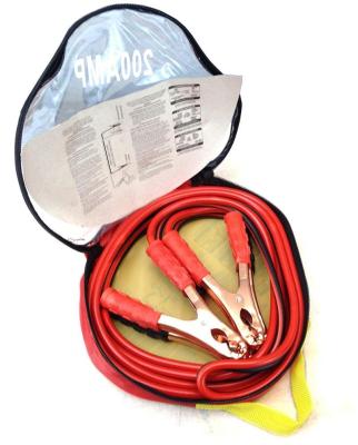 China Insulated Jumper Cables 4 Gauge 20 Feet Heavy Duty Booster Cables 1200 Amp With Storage Case And Safety Hammer for sale