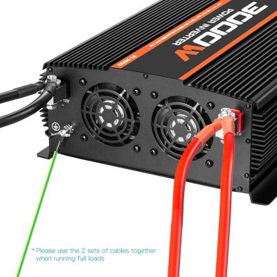 China 300W DC 12V To AC 110V 220V Car Power Inverter With Dual Usb 5V 4.8A Auto 28*14.4*8cm for sale