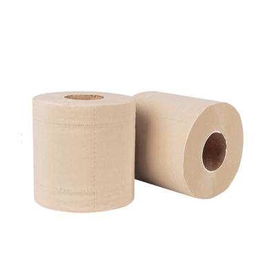 China Bamboo Pulp Roll Disposable Biodegradable Plain Toilet Paper Packing Soft Bamboo Toilet Tissue Tissue Paper Wholesale for sale