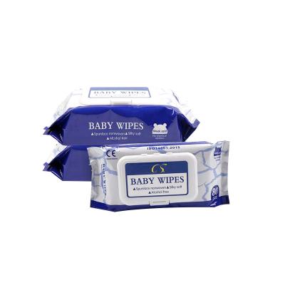 China SKIN CARE Wholesale Price Nonwoven Baby Cloth Wet Ultra Soft Biodegradable Unscented Wet Wipes for sale