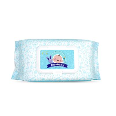 China OEM High Quality Sensitive Newborn Wet Nonwoven Skin Care Cloth Biodegradable Skin Care Cloth Wet Cloths For Baby for sale