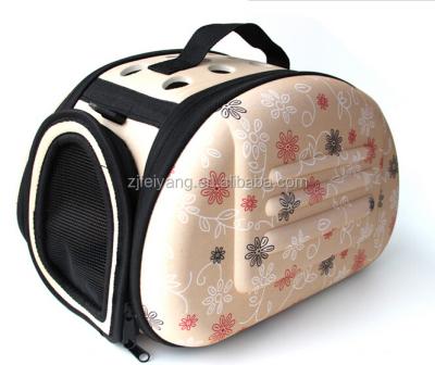 China Durable EVA Factory Amzon Fashion OEM Design Pet Carrier Fold Eva Bag, Cloth Dog/Cat Bag Cage for sale