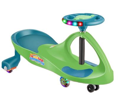 China With music and good quality light ride on car baby swing car with handle for kids push car baby plays light and music for sale