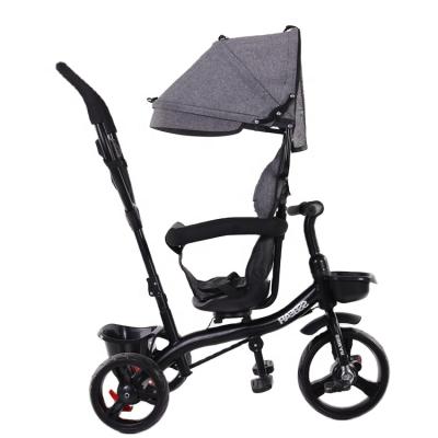 China QUALITY ASSURED stock fast delivery 4 in 1 tricycle CE certificated safety baby tricycle cheap baby stroller for sale