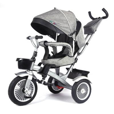 China New popular type modern product plastic high carbon steel low price baby tricycle ride baby tricycle for sale