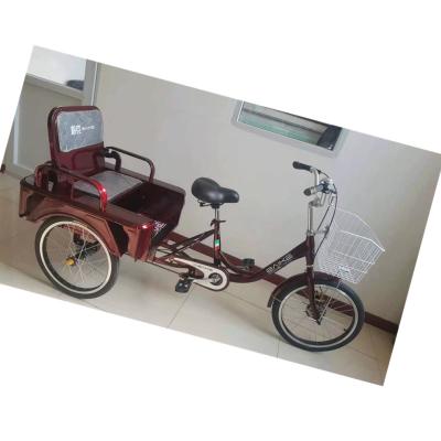 China Picking Poland Market Two Seat Adult Tricycle With Child Seat In 20