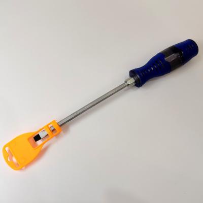 China 2020 factory supply high quality CRV transparency handle slotted screwdriver for sale