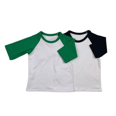 China Factory Wholesale Bulk Boys Tee Shirt Summer Kids Simple Cotton Viable Clothing Raglan Tops Solid Colors Cotton Boutique Knitted T-Shirts for sale