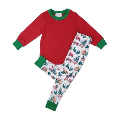 China Wholesale Children's Pajamas Christmas Plus Size Boutique Unisex Pajamas Sets Boys Clothing for sale