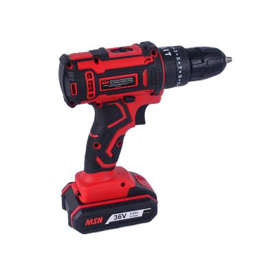 China Brushless Battery Power Drill Stand Hand Machine Power Package 36v Electric Power Drill TM-772-y for sale