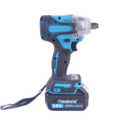 China Hot Selling Industry High Torque 21V Brushless Cordless Impact Wrench Lithium Battery Electric Power Machine Tools For Tires TM-287-2 for sale