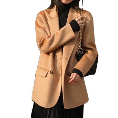 China High Quality Customized Breathable Women Autumn Winter Clothes Ladies Fashion Woolen Coat Jacket Women for sale