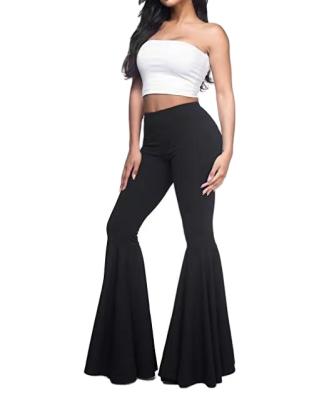 China 2021 new high waist mermaid women's casual fashion pleated bell bottoms anti-pilling Amazon hot commercial summer for sale