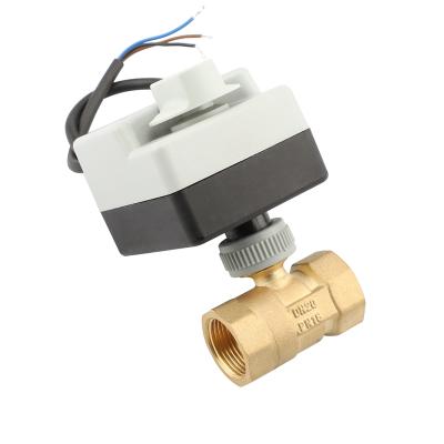 China Kitchen Manufacturer Supply Outstanding Quality DN20 2way Ball Valve Home Electric Actuator AC24V AC220V for sale