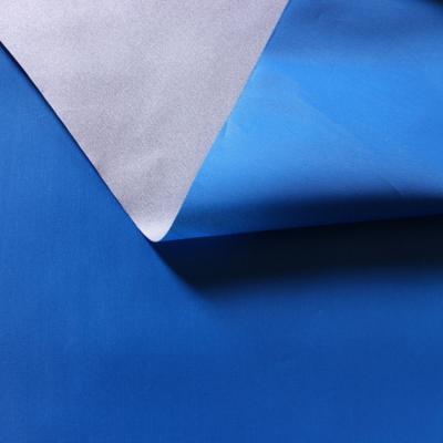 China 170T Polyester Waterproof Taffeta Silver Coating Fabric for sale