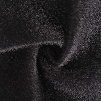 China Stretch Warp Knitting Long-Fur Flocking Velvet Fabric For Garment Hat Supplying By Ready Goods for sale