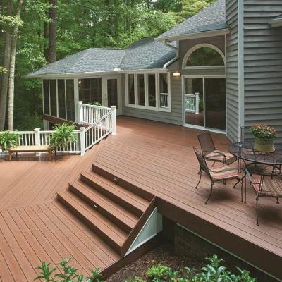 China Eco Friendly Engineered WPC Composite Decking, Solid Waterproof WPC Decking, Wood Laminate Flooring for sale