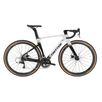 China Cable ocultado lleno de la bici de la grava de la fibra de carbono de la velocidad R7000 22 de SHIMANO 105 en venta