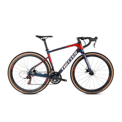 China Unisex Carbon Fiber Gravel Bike , RETROSPEC Gravel Bike 8.5KG Holographic for sale