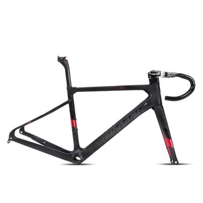 China Aangepast Logo Carbon Road Frame, 56cm Veelvoudige de Kleurenkeuzen van het Fietskader Te koop