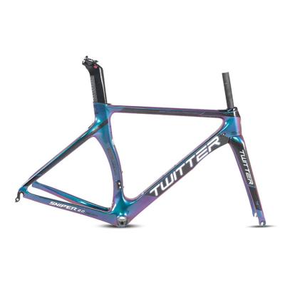 China RoHS bestätigte Kohlenstoff-Rennrad-Spant 51cm mit ganz eigenhändig geschrieber Farbe zu verkaufen