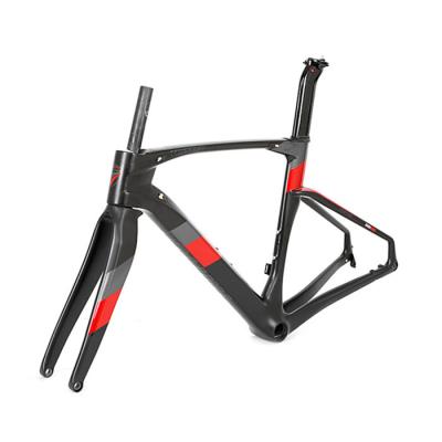 China 54CM Height Carbon Road Disc Frameset T900 Carbon Fiber For Disc Brake Bike for sale