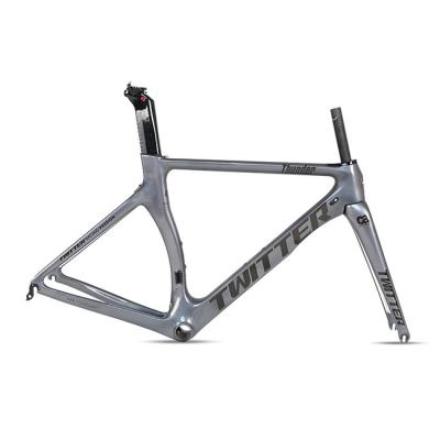 Cina Struttura della bici della strada del carbonio della ruota 700x25C, carbonio Rim Brake Frameset THUNDER-C 46cm in vendita