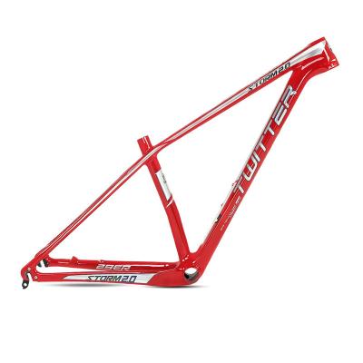 China Storm 2.0 27.5er Carbon Fiber MTB Frame Red With 142 Thru Axle for sale