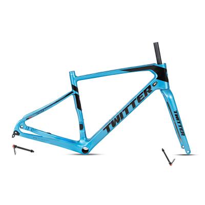 China Cyclocross GRAVEL Disc Carbon Road Bike Frame Strong 700*40C for sale