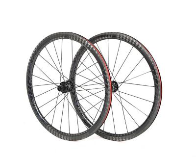 Κίνα 700x25C οδικό ποδήλατο Wheelset, άνθρακας Wheelset άνθρακα 40mm για το ποδήλατο προς πώληση