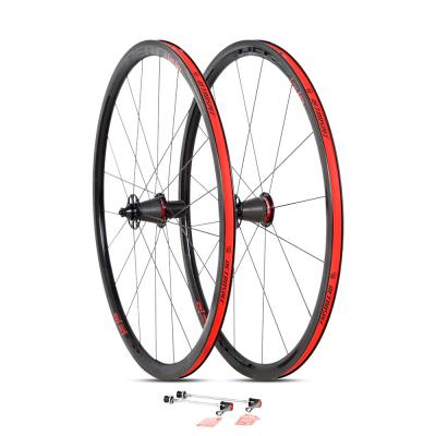 China 25mm Width Carbon Road Bike Wheelset for sale