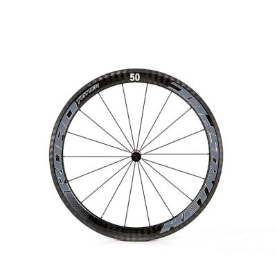 China 12K Rim Carbon Road Bike Wheelset 25mm Breedte Lichtgewicht Met hoge weerstand Te koop