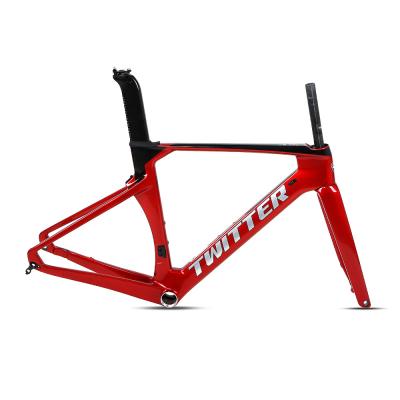 China 700C Carbon Road Bike Frame 54CM High Modulus Road Bicycle Frame for sale