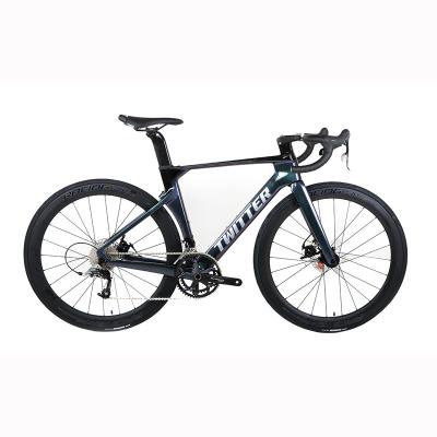 China 54cm Frame T900 Carbon Fiber Road Bike TWITTER R5 22 Speed Road Bicycle for sale