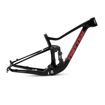 China Light Weight T1000 Carbon Fiber MTB Frame Full Suspension Mountain Bike Frame for sale