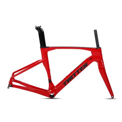 Chine TWITTER OEM Full Carbon Frame Carbon Fiber Bike Frame UV Laser Colorful Decals à vendre