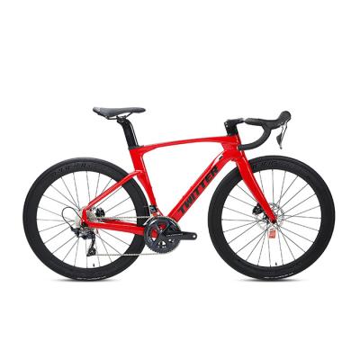 China T900 Frame Carbon Road Bike Hydraulic Disc Brake Carbon Fibre Racing Bike for sale