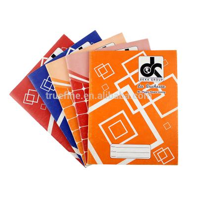 China High Quality 17*22 cm America Popular School Notebook Staple Binding Notebook 96 Pages For School Study for sale