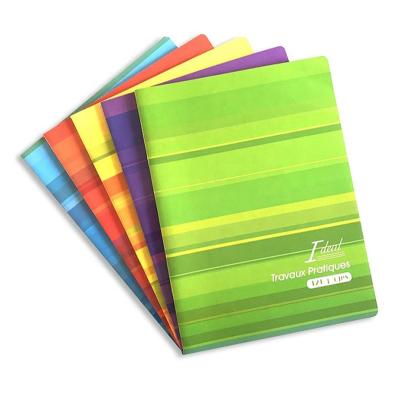 China Cheapest Stationery Notebooks Bulk Common Staple Exercise Book For College Students for sale