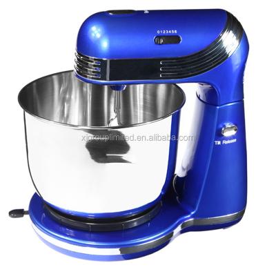 China Plastic Bowl-Lift Design Stand Mixer XJ-13406 New Design With 2 Sets Of Sticks Optional And 6 Speed ​​Stand/Hook Available LFGB Table Dough for sale