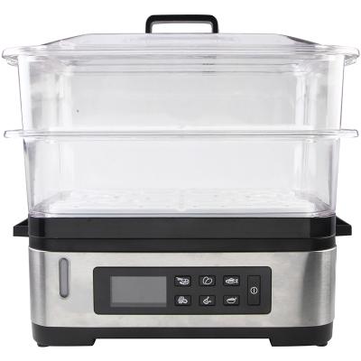 China 2019 Restaurant Digital Control Industrial Rice Steam Cooker With External Hot Water Filter And Safety Device Product for sale