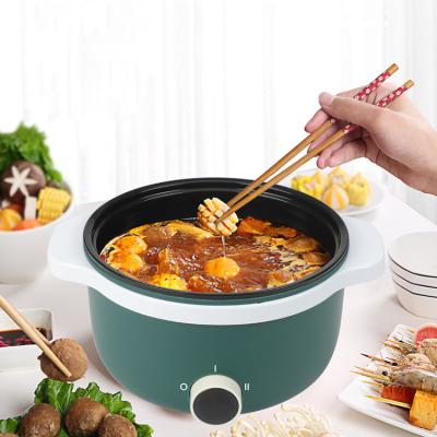 China Hotel 700W 1.5L Non Stick High Quality Mini Electric Hot Pot Cooker Electric Stove Pot for sale