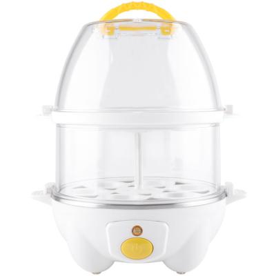 China XJ-12837 Safety Plastic 2 Layer Electric Egg Boiler Steamer for sale