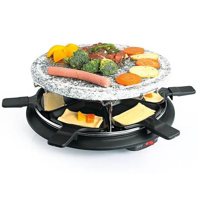 China Smokeless Grill Easily Cleaned XJ-3K042 Stone Grill Raclette Mini Teppanyaki Grill Electric for sale